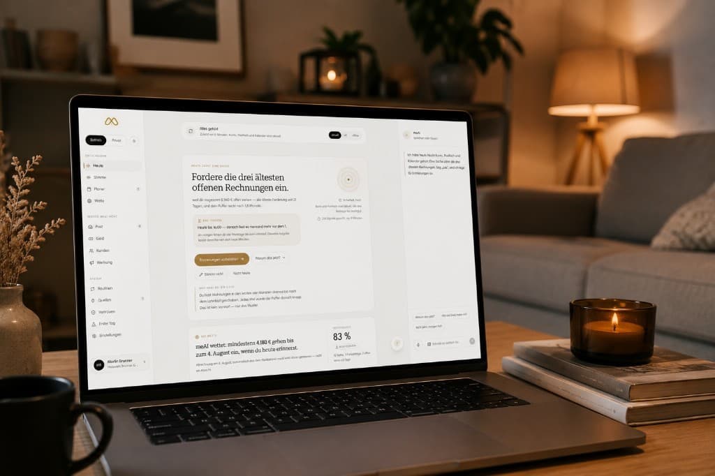 meAI — An AI business operating system for small and medium-sized businesses.